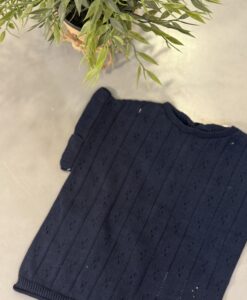 MAGLIA CON MANICHE A VOLANT